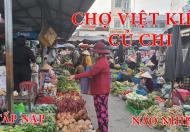 Bán Đất Chợ Việt Kiều, Củ Chi mặt tiền buôn bán dễ , sổ hồng riêng , sang tên ngay