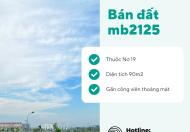 Bán đất nơ 19 mb2125 sau tòa án giá rẻ nhất thị trường