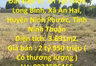 CHÍNH CHỦ CẦN BÁN Lô Đất Đẹp Vị  Trí Tại Tỉnh Ninh Thuận