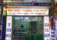 Chính chủ Nhượng quyền Nhà Thuốc tại 281 Khương Trung, Thanh Xuân, Hà Nội.