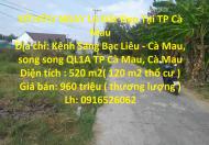 SỞ HỮU NGAY Lô Đất Đẹp Tại TP Cà Mau