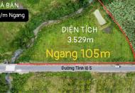 Bán 3529m2 mặt tiền DT5 giáp suối giá chỉ 1 Tỉ 5 ngang 105m Ninh Sim Ninh Hòa lh 0985451850