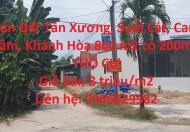Bán Đất Tân Xương, Suối Cát, Cam Lâm, Khánh Hòa 860 m2 có 200m2 THỔ CƯ