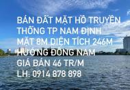 Chào bán siêu phẩm BĐS bên hồ Truyền Thống - Tp Nam Định