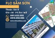 Bán đất liền kề tại dự án FLC Sầm Sơn LK15 giá 16 triệu/m2 LH 0911.633.555